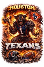 Houston Texans Football Sticker Decal Laptop Wall Mirror Cup Tumblr Locker