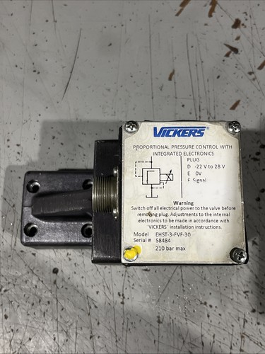 🔥Vickers EHST-3-FVF-30 Proportional Valve, Refurbished, Free Shipping🇺🇸