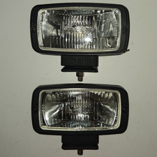 Vintage Aris Interlight Fog Lights Pair Driving Lamps Off-road Il 230 Sae-y-81 Vintage Aris Interlight Fog Lights Pair Driving Lamps Off-road Il 230 Sae-y-81