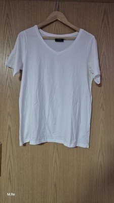 schlichtes Weises Damen T-shirt Gr S
