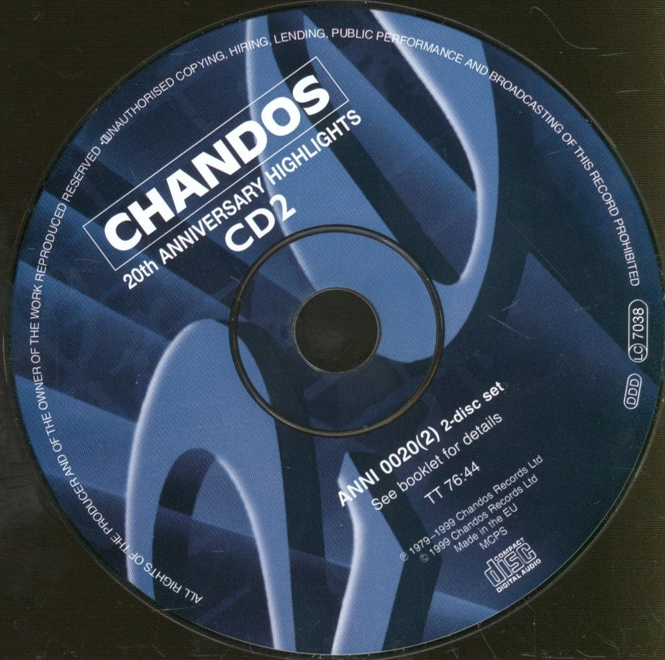 Anni00202 Verschiedene Künstler Zwanzigstes Jubiläum Highlights Doppel-CD Europa - Bild 4 von 4