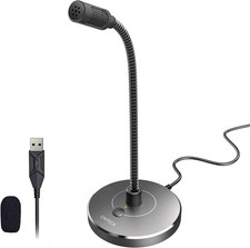 USB Noise-Cancel Computer Microphone G009 w/ Mute for PC/Mac US