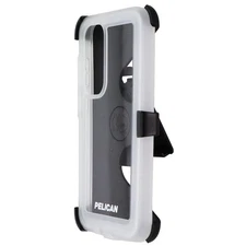Pelican Voyager Case and Belt Clip Holster for Samsung Galaxy S24+(Plus) - Clear