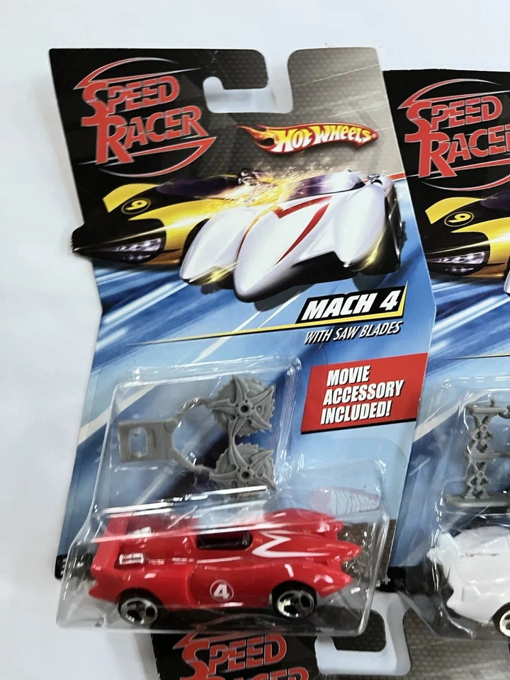 Hot Wheels Speed Racer Movie Series 2007 Lot 10 Mach 4 5 6 Snake Oiler Rare - Image 3 of 4