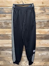 adidas Women's Adicolor 3D Trefoil Track Pants - XS, Black/White, L2 B847T 