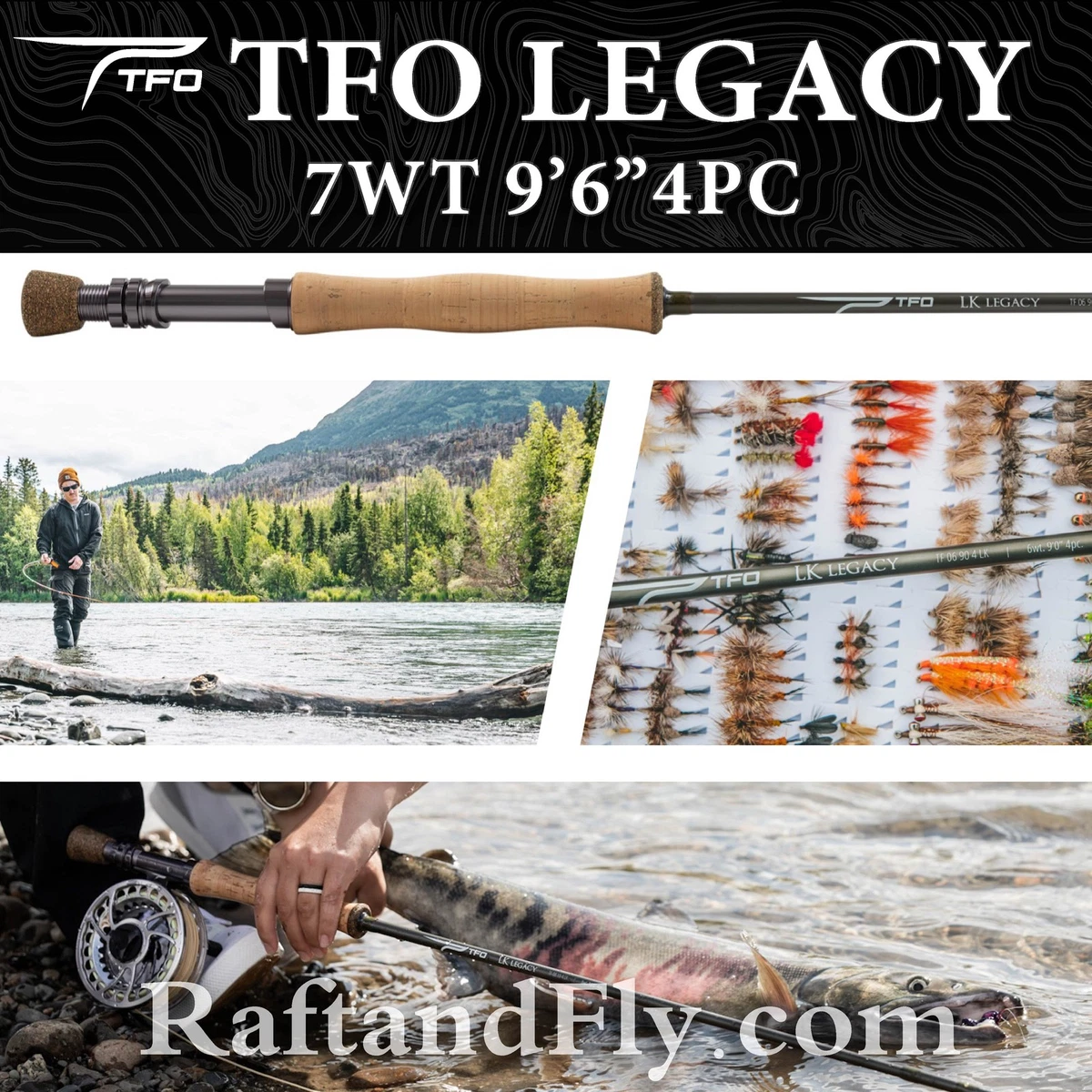 Preços baixos em Varas de pesca vara de pesca com mosca TFO 7 WT
