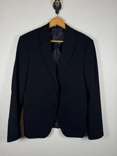 Zara Men’s Slim Fit Black Blazer Sports Jacket 36 Single Breasted
