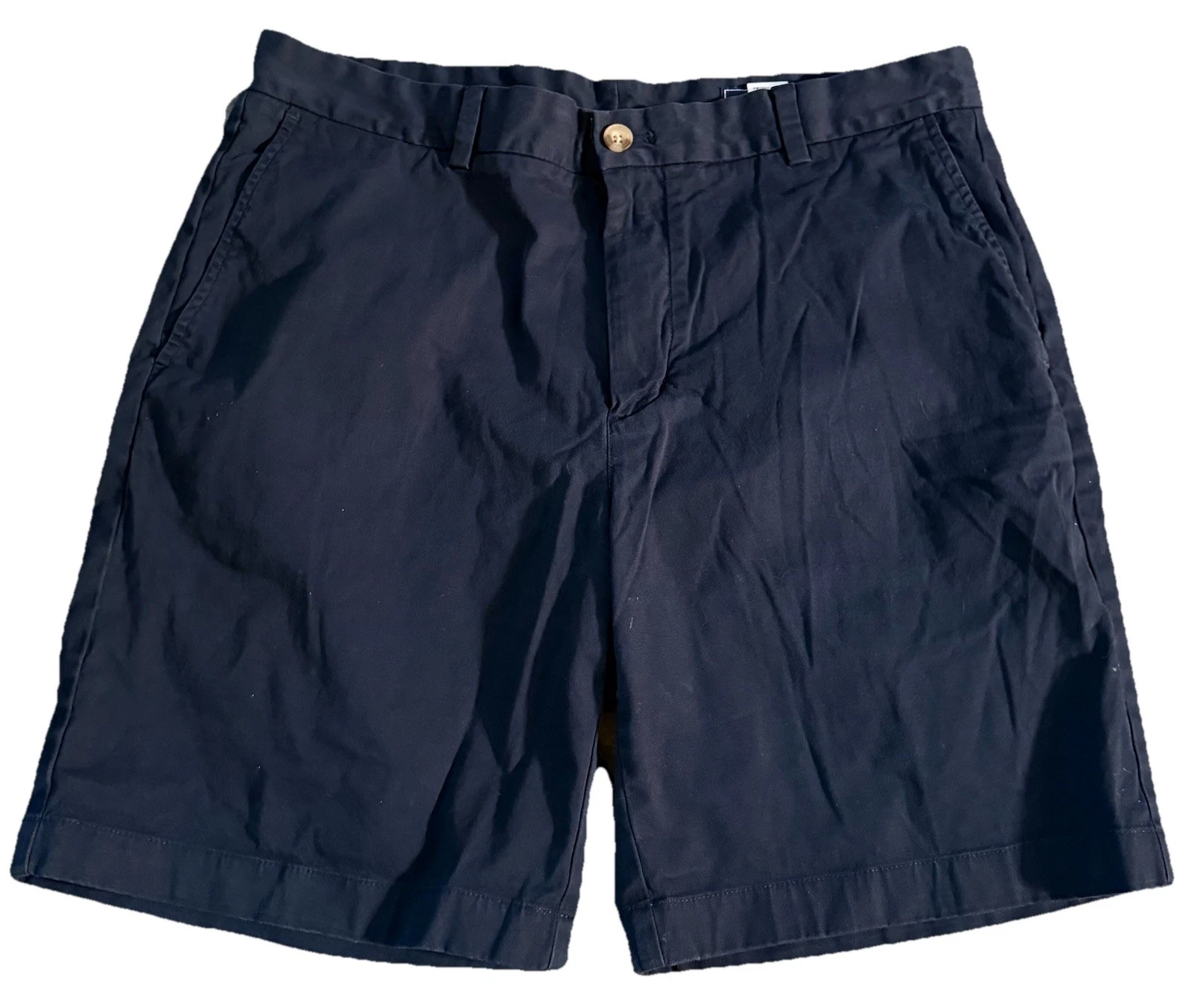 Vineyard Vines Shorts Mens Size 36 Navy Blue Casual Flat Front Chino