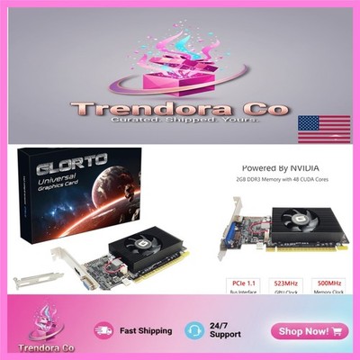 GeForce GT 610 2GB Low Profile Graphics Card - Ideal for Entry Level PC Gaming
