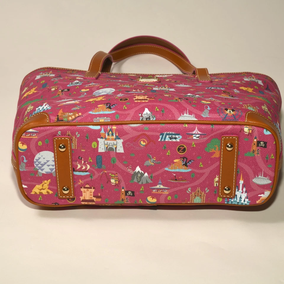Bolso de Mano Disney Dooney & Bourke Park Life Rosa Shopper Nuevo con Etiquetas Exclusivo Foto 3 de 4