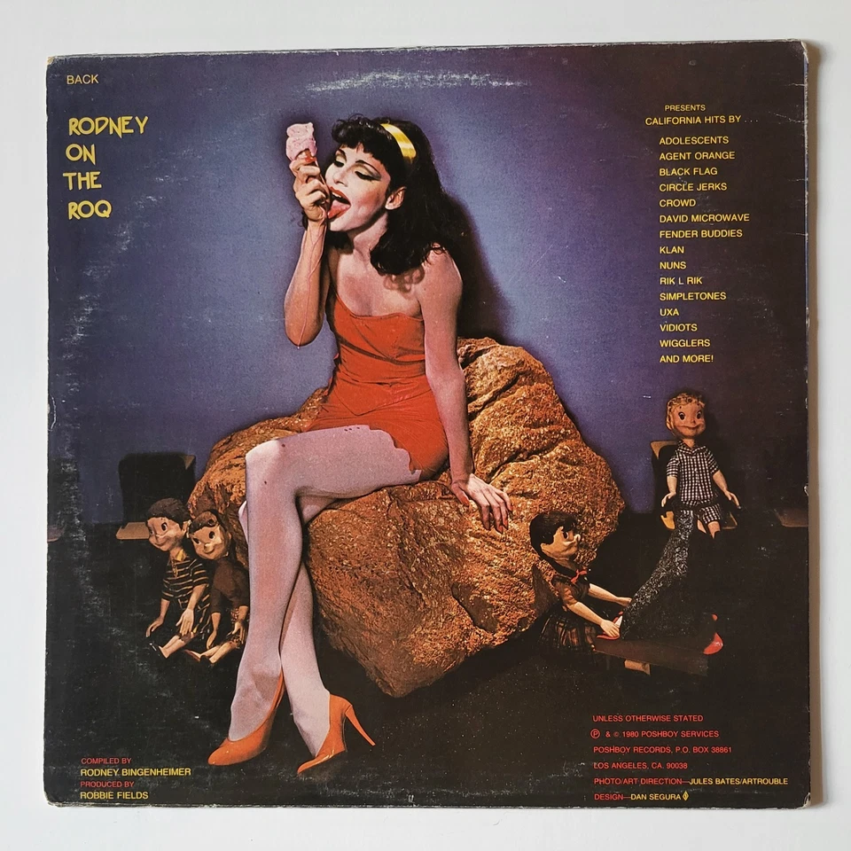 R.O.T.R. Posh Boy Vinyl PBS 106 1981 Rodney On The Rock Compilation EX+/VG Cond - Image 3 of 4
