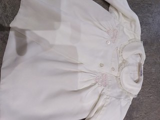 Beautiful Vintage Hand Made Baby Dress And Baby Coat