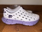Kane Footwear Kansas State Wildcats Speckled Recovery Shoes Lavender Sz 13 New — photo 1