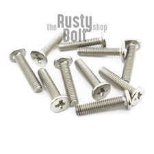 M2.5 x 12mm, Phillips Flat Wafer Head Screws, Steel, Laptop Computer, Nickel
