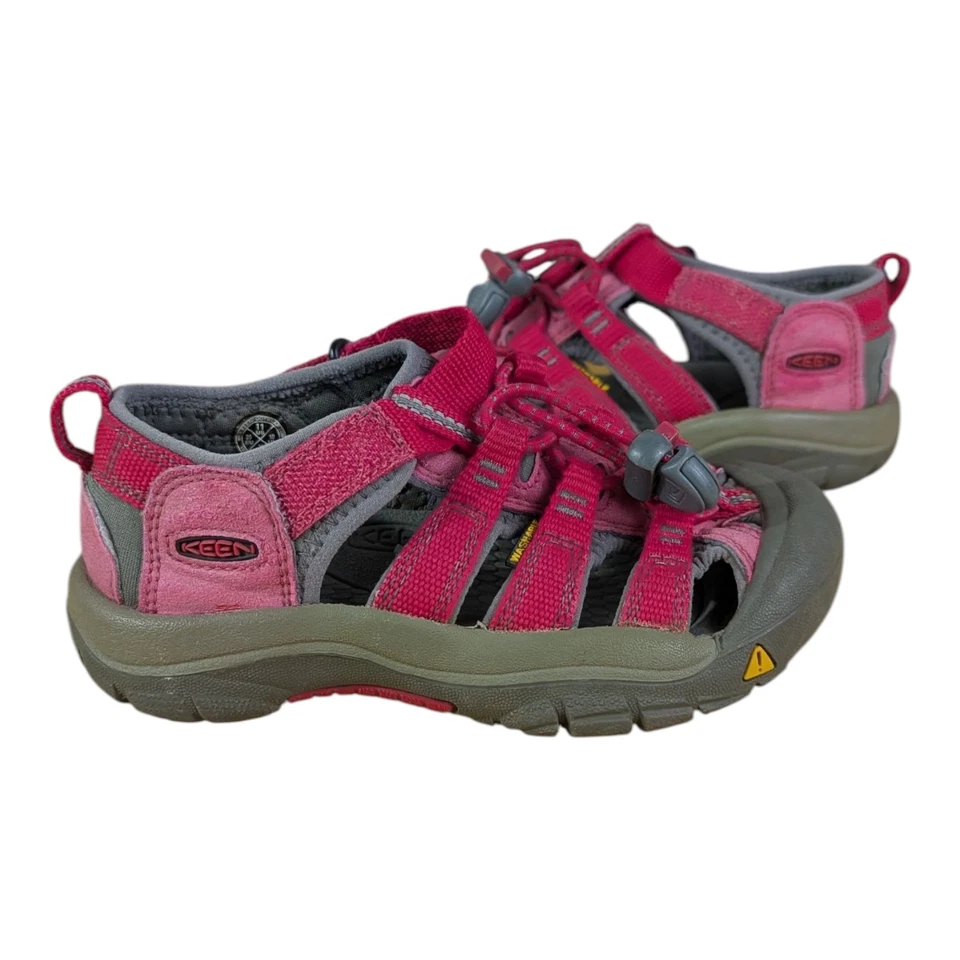 Kids Keen Sandals Red Toddler Size 11 Light Red Pink Water Hiking Closed Toes - Image 2 of 4
