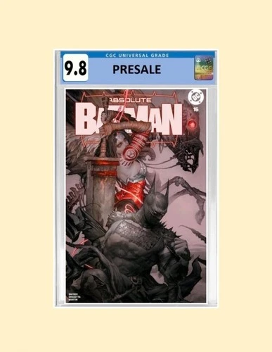 PRESALE Absolute Batman #16 CGC 9.8 Graded Dan Quintana Exclusive Limited 1000