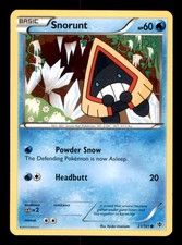 Snorunt 21/101 Common Plasma Blast Pokemon Moderately Played