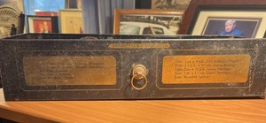 Antique J&J Medical Supply Steel Drawer