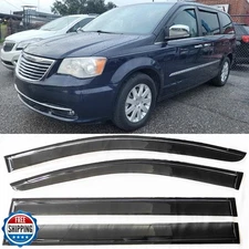 TONOYTIM Window Visors Rain Guards Sun Shade Vent Deflectors for 2008-2016 Ch