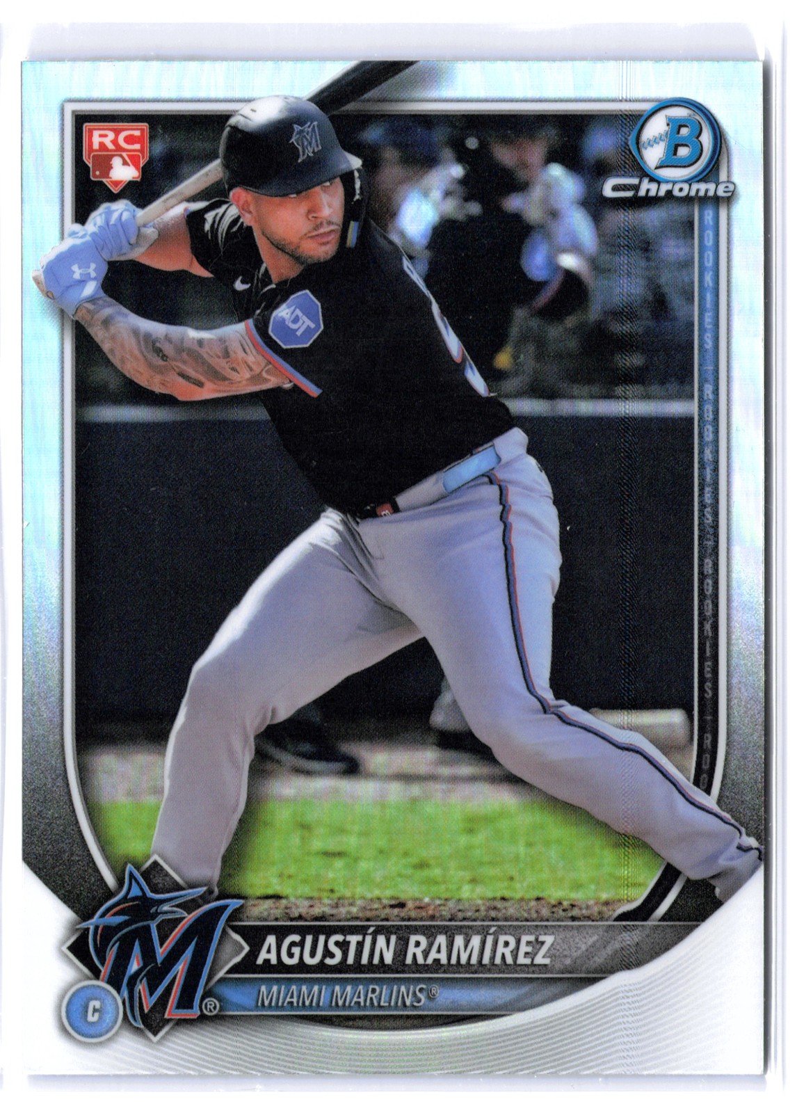 Agustin Ramirez (RC) Red  Rookie 2025 Bowman Chrome 91b Miami Marlins