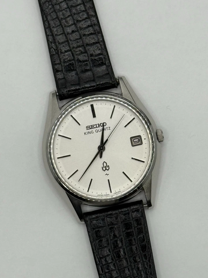 Seiko King Quartz 4822-8000 Unpolished Mint Fresh Battery & Strap - Image 4 of 4