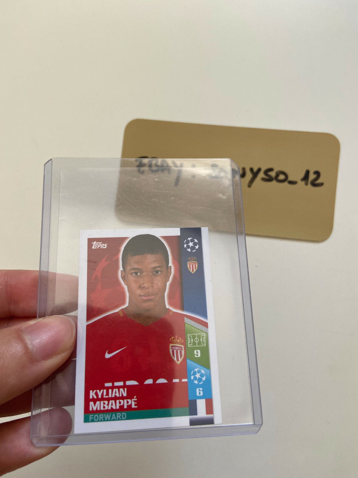 Figurinha Do Craque Mbappe, Uefa 2017/2018 Iniciante