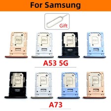 For Samsung Galaxy A13 A23 A33 A53 A73 5G SIM Card Tray Slot Adapter Socket New