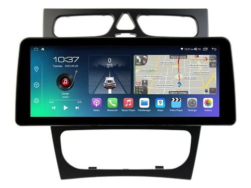 For Mercedes Benz W203 W463 12.3" QLED Android 14 Car Radio Stereo Carplay 4+64G