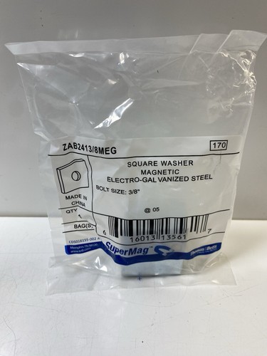 Lot Of 7) Thomas & Betts SuperMag 3/8" Square Washer Strut ZAB2413/8MEG (5-Pack) - Picture 2 of 5