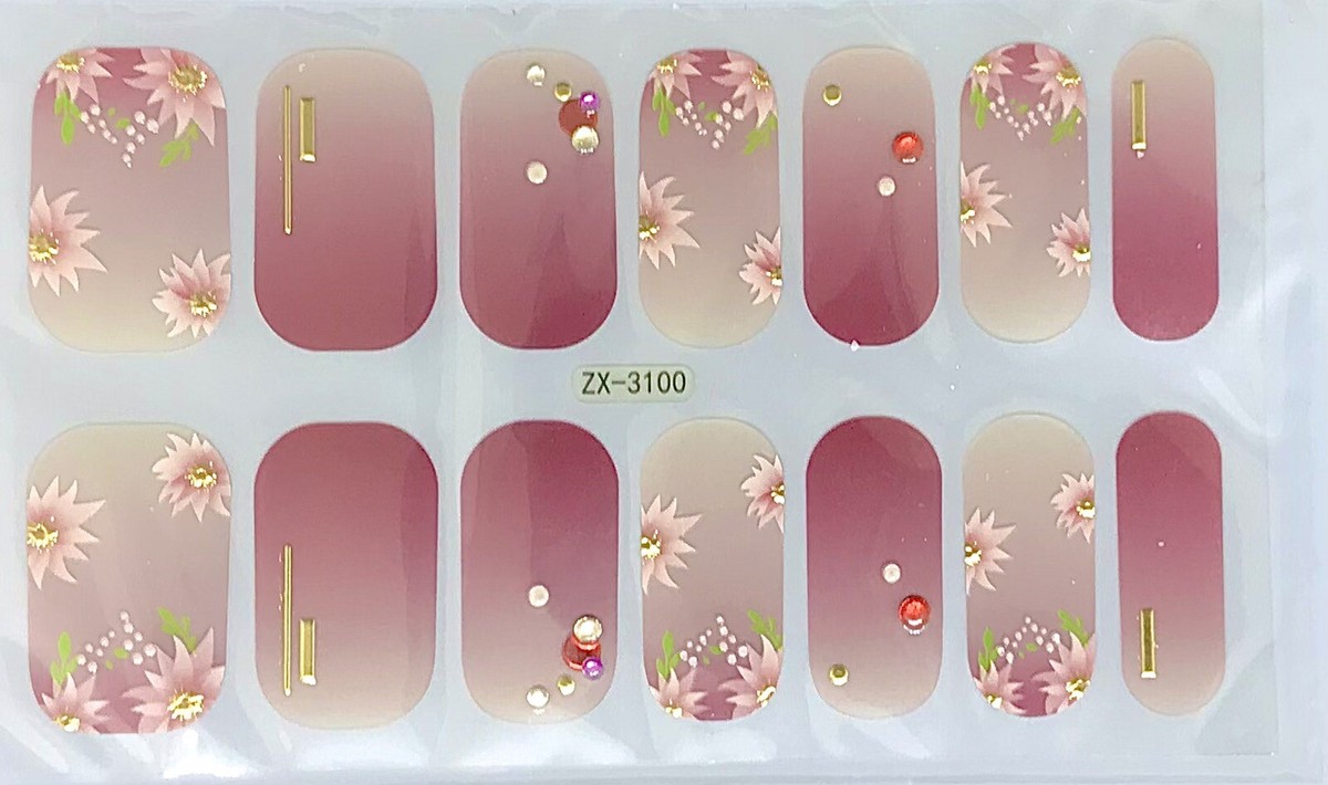 Color Gel Nail Polish Strips . ZX3100. Read Description Below | eBay