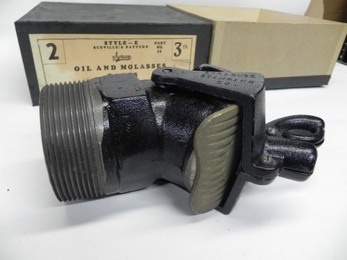 Syraco Oil and Molasses Gate Valve Faucet 3" No. 39 Style E FREE SHIPPING - Picture 8 of 9