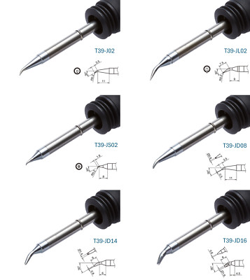 ドッコ Hakko T39 Series Shape J Soldering Tip, for FX-9701 (FX-971 FX-972