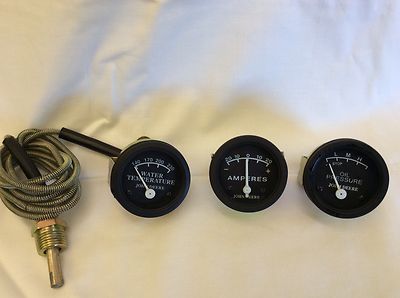 for John Deere 50, 60 70 80 Oil, Amp, Temp Gauge Set, lighted,  SHIPS FROM USA