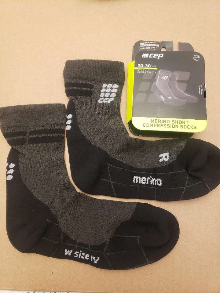 CEP — женские компрессионные короткие динамические носки из мериноса 20–30 мм рт. ст. размер на выбор - Изображение 2 из 3