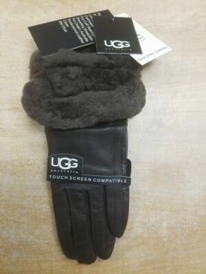 UGG WOMEN'S CLASSIC LEATHER SMART GLOVES, CHOOSE SIZE & COLOR *NEW