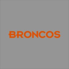 Denver Broncos 2 NFL Team Pro Sports Vinyl Sticker Decal Car Window Wall