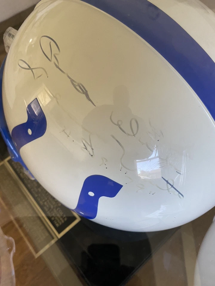 Very rare Johnny Unitas signed official Proline helmet with full JSA LOA - Image 4 of 4