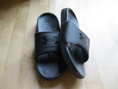 Under Armour Ignite Foam Comfort Sport Slide Sandals Ultimate Black Men 13 NEW
