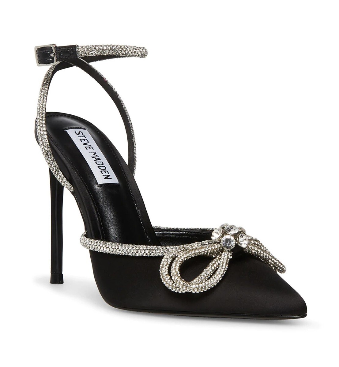 STEVE MADDEN 本格革　ブラック　ヒール KENDRIX Black Leather Women's Mule Heel – Steve Madden