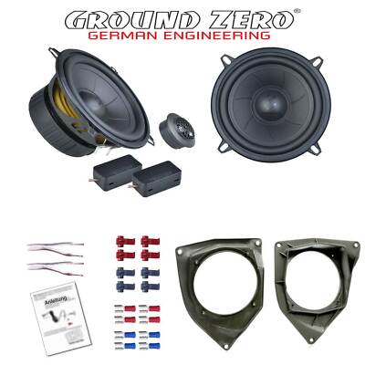 Ground Zero Auto Lautsprecher Set 13cm Kompo 280 Watt für Citroen C3 Picasso 2G