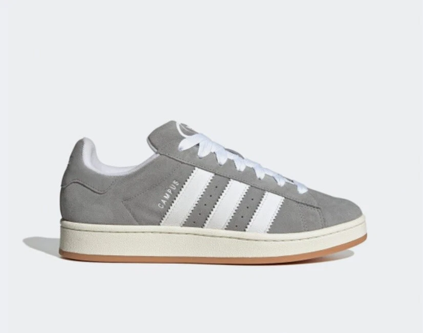 Grey adidas campus best sale trainers