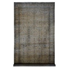 10'8" x 22'5" Brown Antique Karman Hand Knotted Wool 250 KPSI Runner Rug R87903
