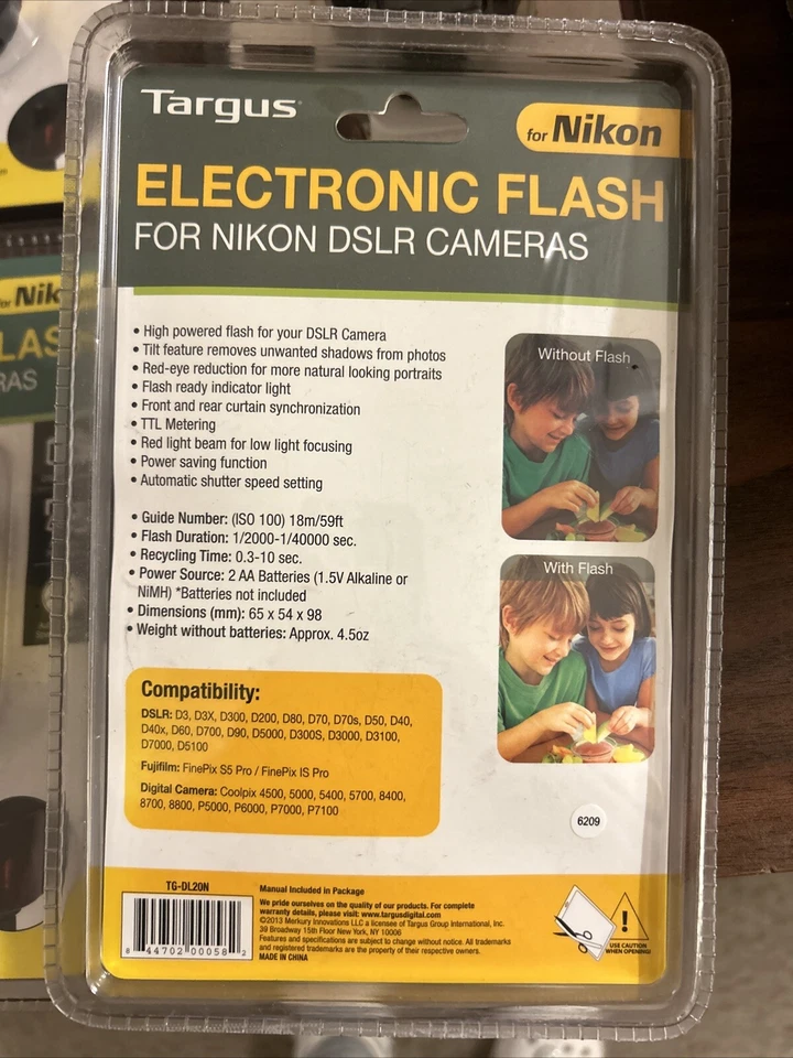 Flash de montaje en zapata Targus Digital TG-DL20 para Canon Foto 2 de 2