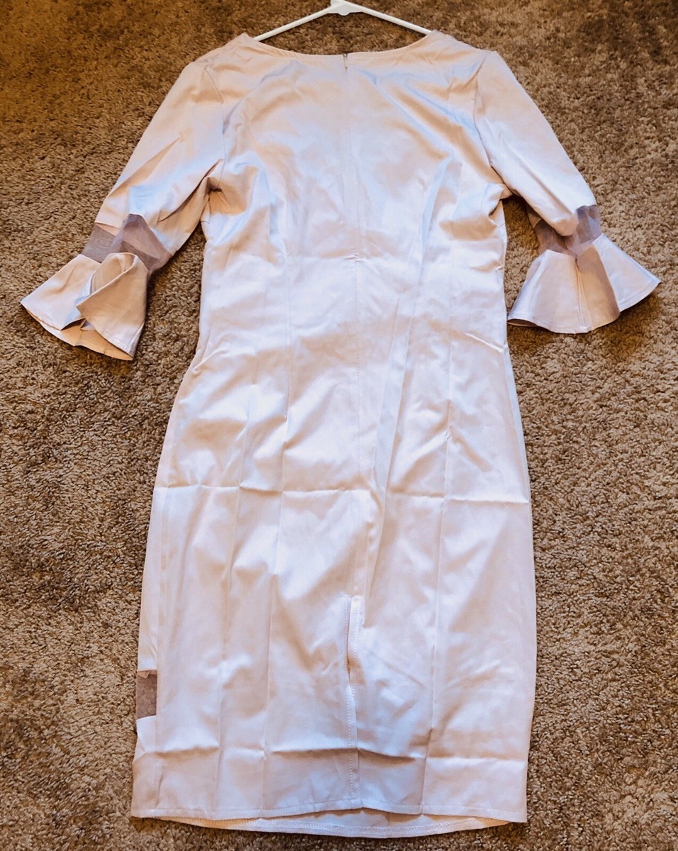 smock dress christmas Christmas Tree White Smocked Dress