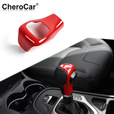 Interior Gear Shift Knob Handle Trim Cover Parts For Jeep Cherokee 2014-2018 Red Interior Gear Shift Knob Handle Trim Cover Parts For Jeep Cherokee 2014-2018 Red