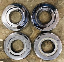 4 - 2 New 2 Used Vintage Dayton Wire Wheel Center Rings Rings Only