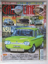 GAZOLINE N° 109 /GUIDE D'ACHAT R12 GORDINI/VELOREX/4 CV/NSU 1000 TT