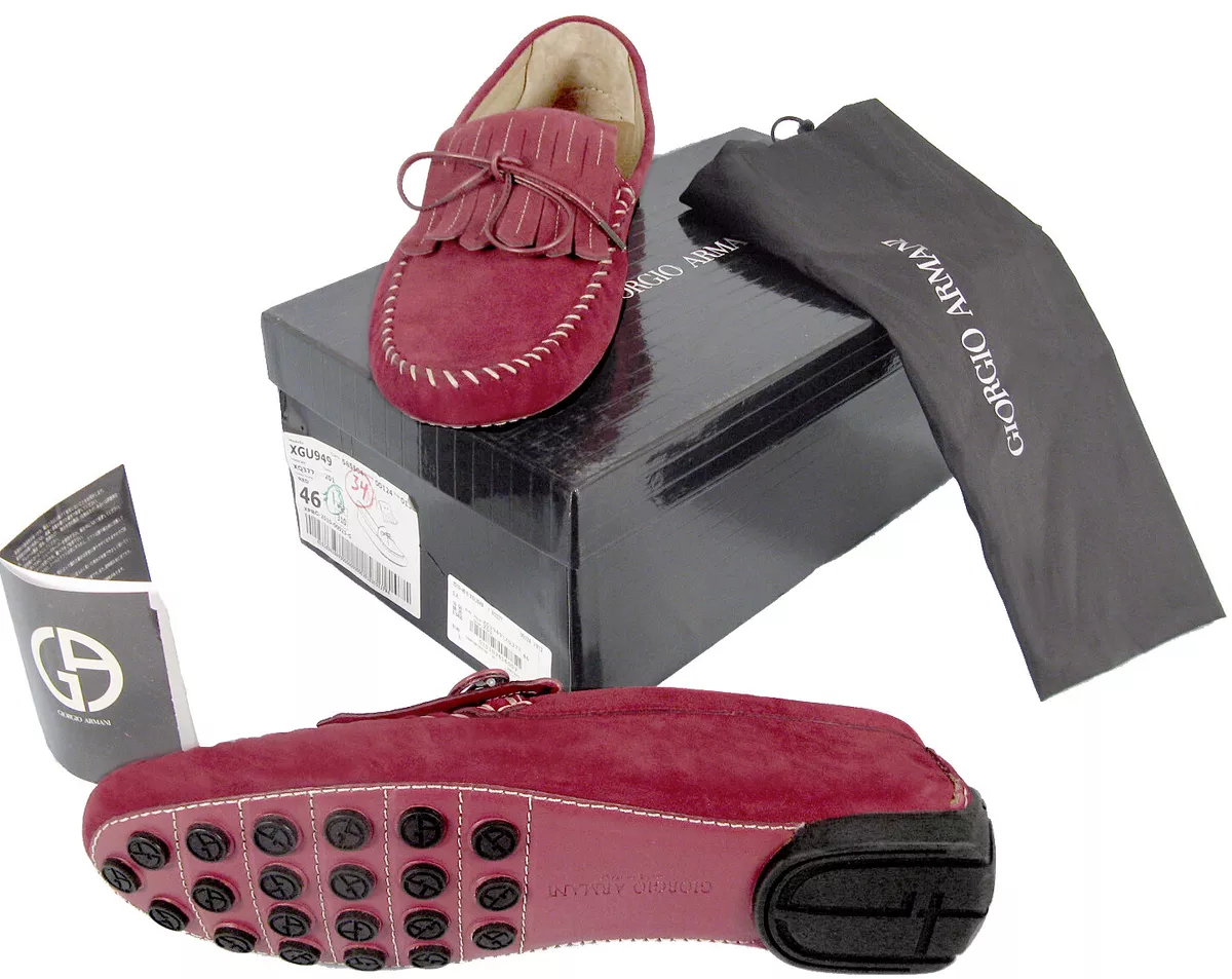 Red armani shoes deals