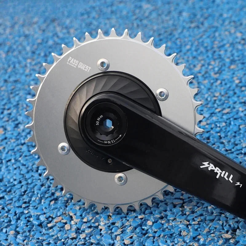 Road Bike 110BCD Chainring Round Positive Negative Gear Disc Crankshaft 36T-56T - Image 2 of 4