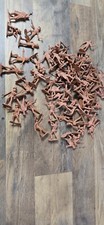 Vintage Lot of 63 Western/Cowboy plastic Toy figures Pre Owned